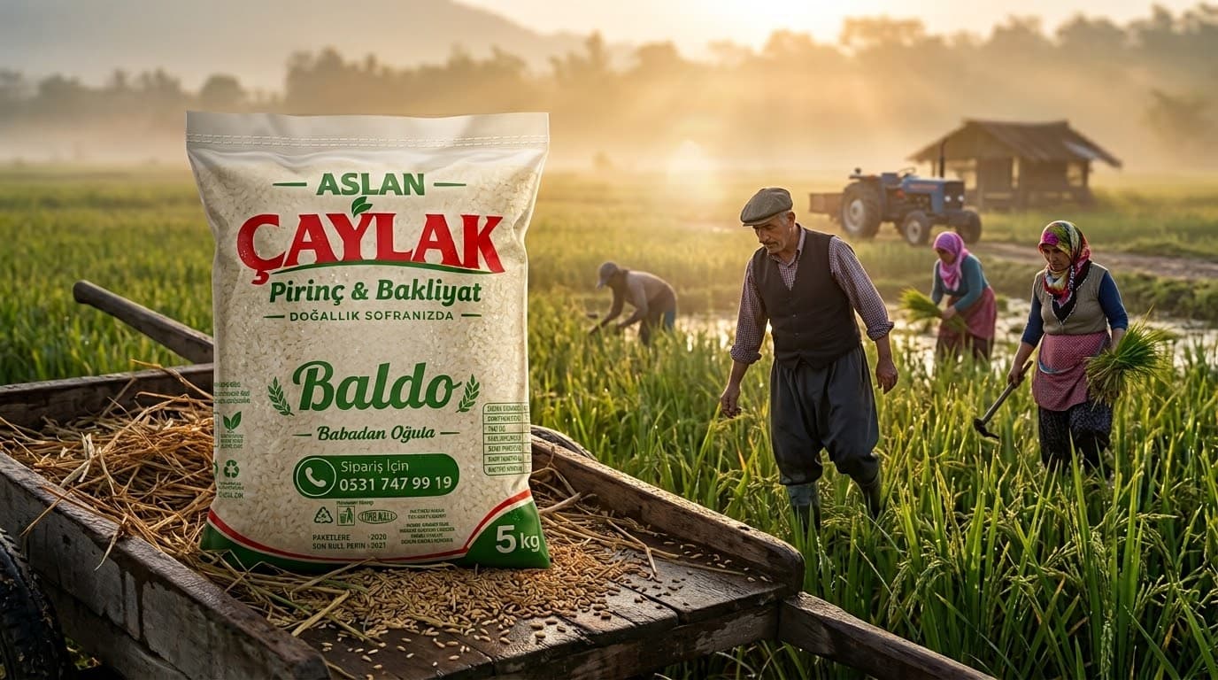 Osmancık Baldo Pirinç 5 kg ambalajı