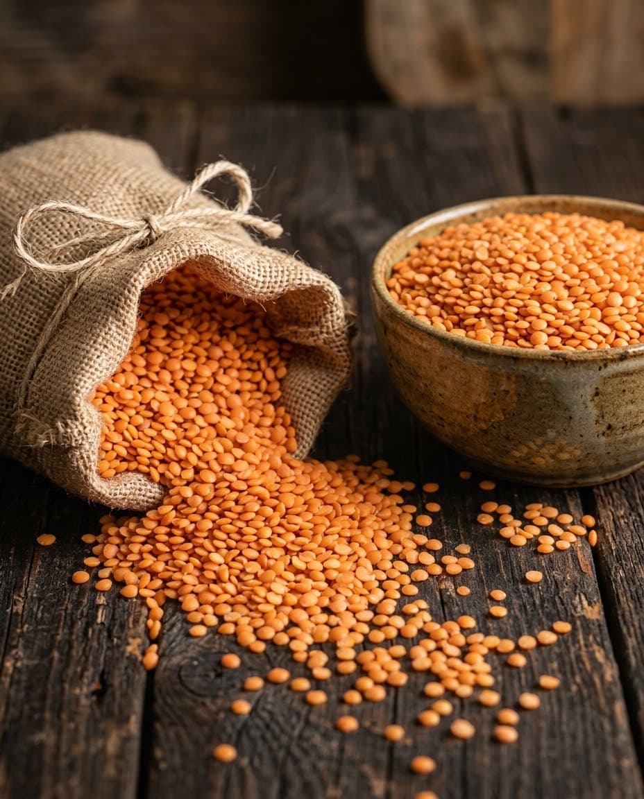 Çaylak Bakliyat Yerli Kırmızı Mercimek 1KG ambalajı